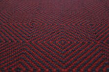 Diamond Flame Red stair runner by Hartley