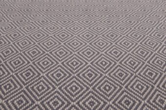 Diamond Graphite stair runner by Hartley 