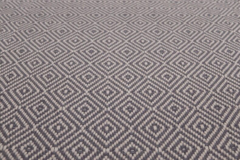 Diamond Graphite stair runner by Hartley