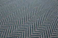 Herringbone Teal stair runner by Hartley