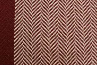 Herringbone Border Burnt Siena 