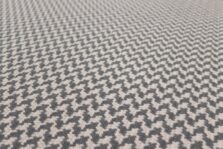 Houndstooth Nickel stair runner by Hartley