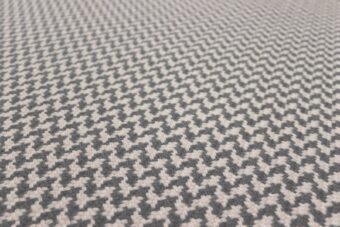 Houndstooth Nickel stair runner by Hartley 