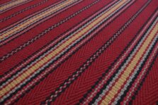 Stripe Kelly JD Red stair runner by Hartley