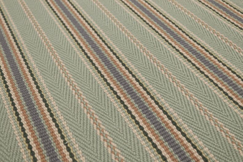 Stripe Kelly JD Celadon stair runner by Hartley