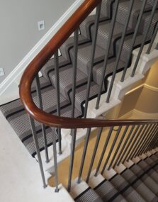 Transat PNT Grey stair runner by Hartley