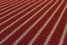 Zip Red stair runner by Hartley