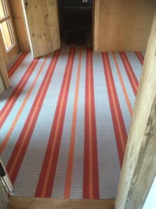 Transat PNT Tangerine stair runner by Hartley