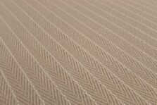 Stripe Claire Putty stair runner by Hartley