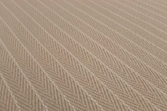 Stripe Claire Putty stair runner by Hartley