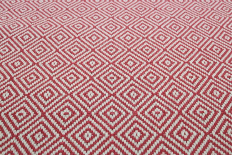 Diamond Rouge stair runner by Hartley