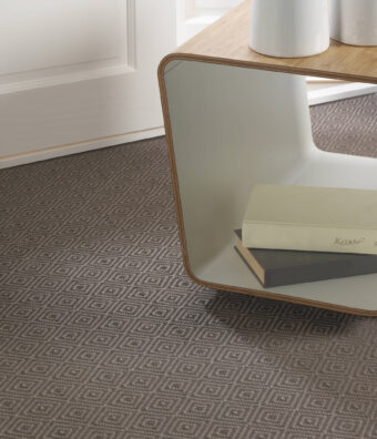 Diamond Pebble stair runner by Hartley