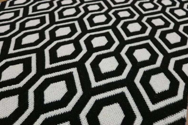 Jacquard Hex Black