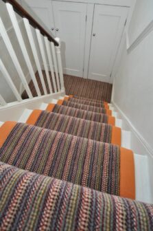Josephine Green stair runner by Hartley