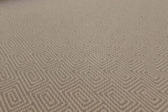 Jacquard Escargot Pebble stair runner by Hartley