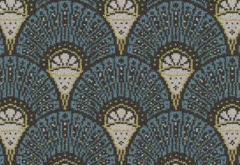 Quirky B Deco Teal carpet by Alternative Flooring