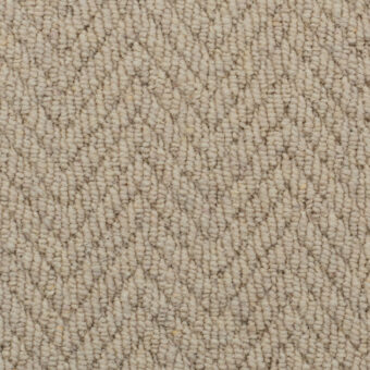Natural Origins Ecru Herringbone carpet by Hugh Mackay