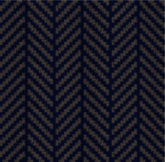 Metropol Herringbone Cobalt carpet by Hugh Mackay