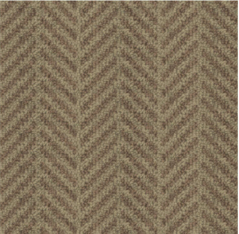 Metropol Herringbone Taupe carpet by Hugh Mackay