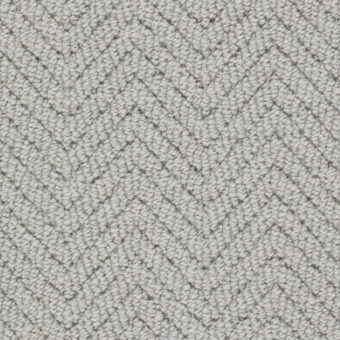 Durham Alternates Herringbone Winter Mist carpet by Hugh Mackay
