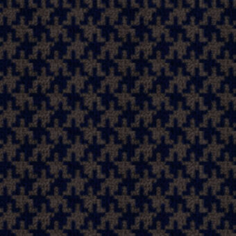 Metropol Houndstooth Cobalt carpet by Hugh Mackay