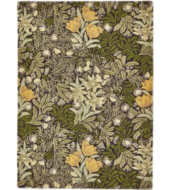 Bower Twining Vine Green 128207 rug by Morris 