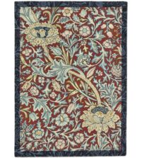 Trent Madder Red Webb Blue 127510 rug by Morris