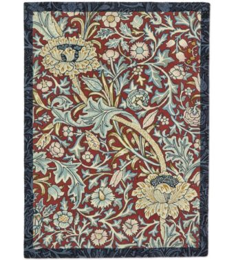 Trent Madder Red Webb Blue 127510 rug by Morris