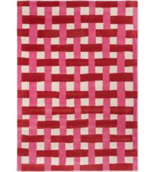 Basket Weave Coral Rose 144102 rug by Harlequin