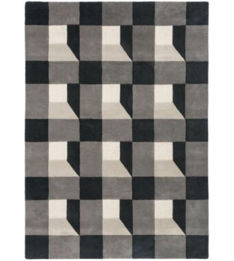 Blocks Slate 141904 rug by Harlequin