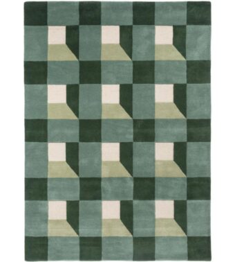 Blocks Fern 141907 rug by Harlequin