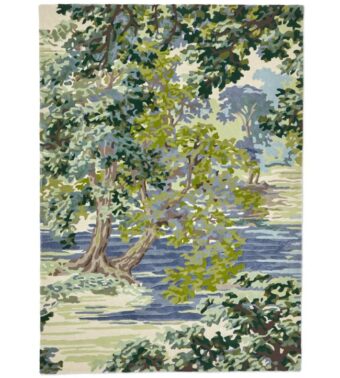 Ancient Canopy Forest Green 146708 rug by Sanderson