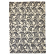 Ride the Wave Liquorice 125605 rug by Scion