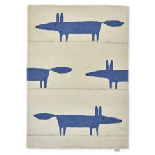 Mr Fox Pebble Denim 25328 rug by Scion
