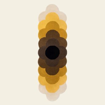 Optical Flower Dandelion 61206 rug by Orla Kiely