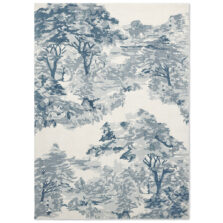Landscape Toile Light Blue 162608 rug by Ted Baker