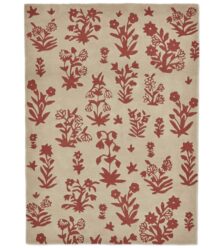 Woodland Glade Linen Russet Brown 146801 rug by Sanderson