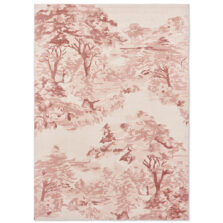 Landscape Toile Light Pink 162602 rug by Ted Baker