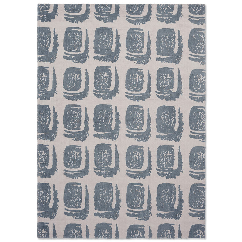 Woodblock Grey 163001 rug by Ted Baker