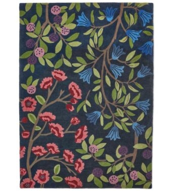 Foraging Indigo 146618 rug by Sanderson