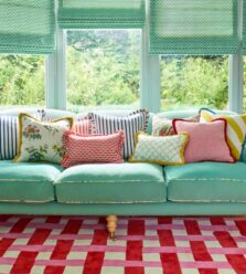 Basket Weave Coral Rose 144102 rug by Harlequin