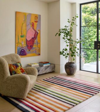Calla Pomegranate Clementine 143403 rug by Harlequin