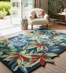 Robin's Wood Forest Green 146508 rug by Sanderson