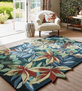 Robin's Wood Forest Green 146508 rug by Sanderson