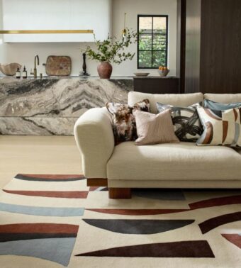 Torillo Cornflower Walnut 143905 rug by Harlequin
