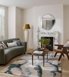 Calathea Shiitake Wild Water 142905 rug by Harlequin