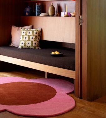 Flower Spot Pink Red 158400 rug by Orla Kiely