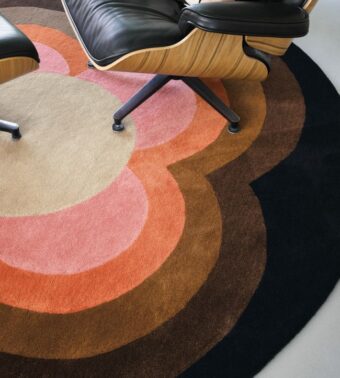 Sunflower Pink 60005 rug by Orla Kiely
