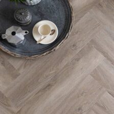 View of Oast Herringbone luxury vinyl tile by Harvey Maria