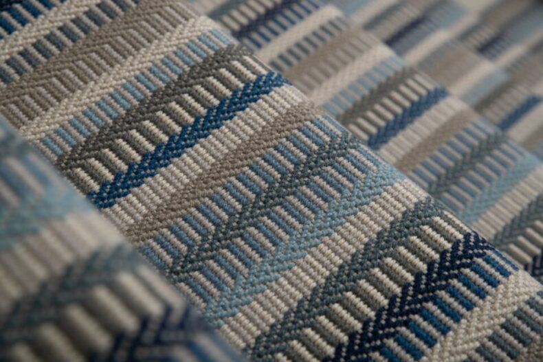 Cranborne Ciel - 68cm stair runner by Roger Oates